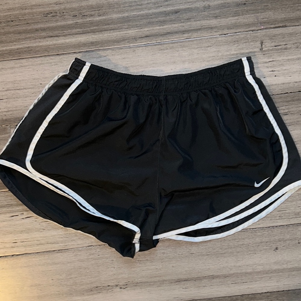 Nike running shorts.